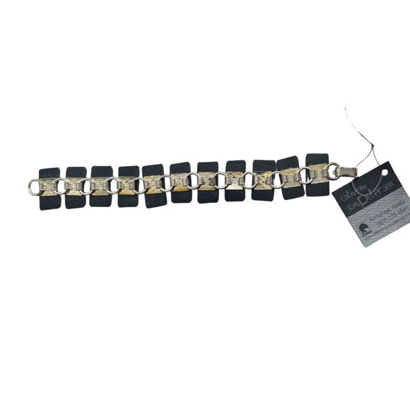 Catherine Joan Petersen Moose Bracelet Block Printed Resin Made in Alaska NEW - Picture 7 of 7